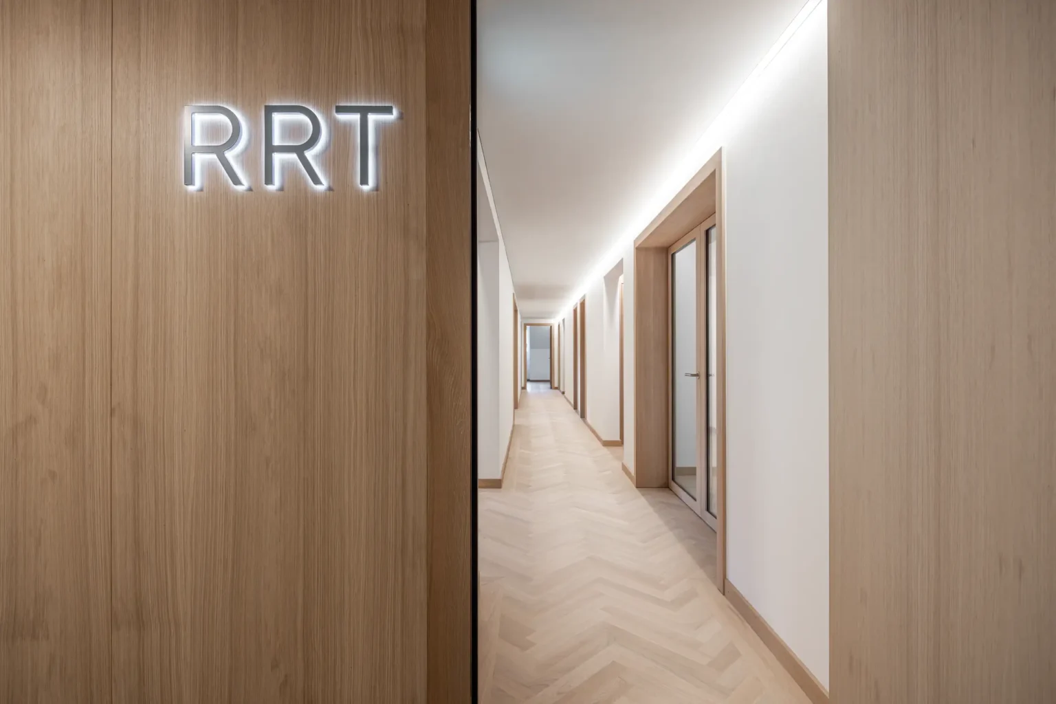 RRT Büro Chur Büro Eingang zu den Büroräumen