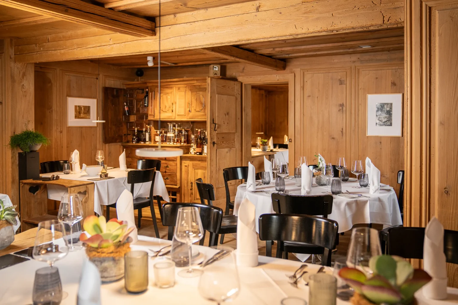Gedeckter Tisch im Restaurant