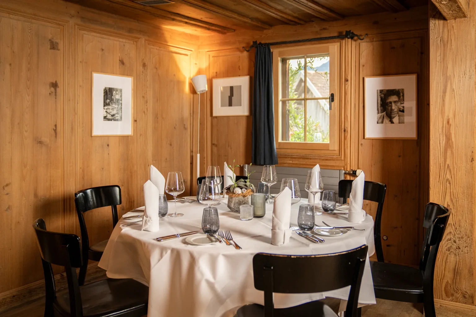 Esstisch im Restaurant